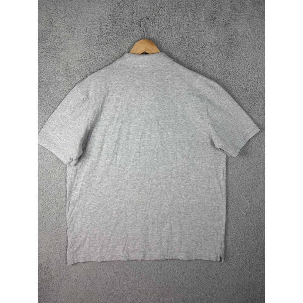 Brooks Brothers Polo Shirt Mens XL Gray Performance Supima Cotton Stretch Logo - Picture 5 of 6